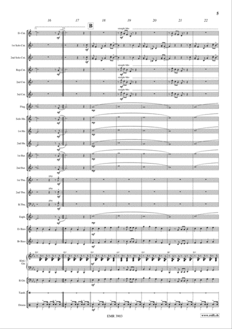 A Swinging Safari A Swinging Safari Brass Band scores gallery preview page 6