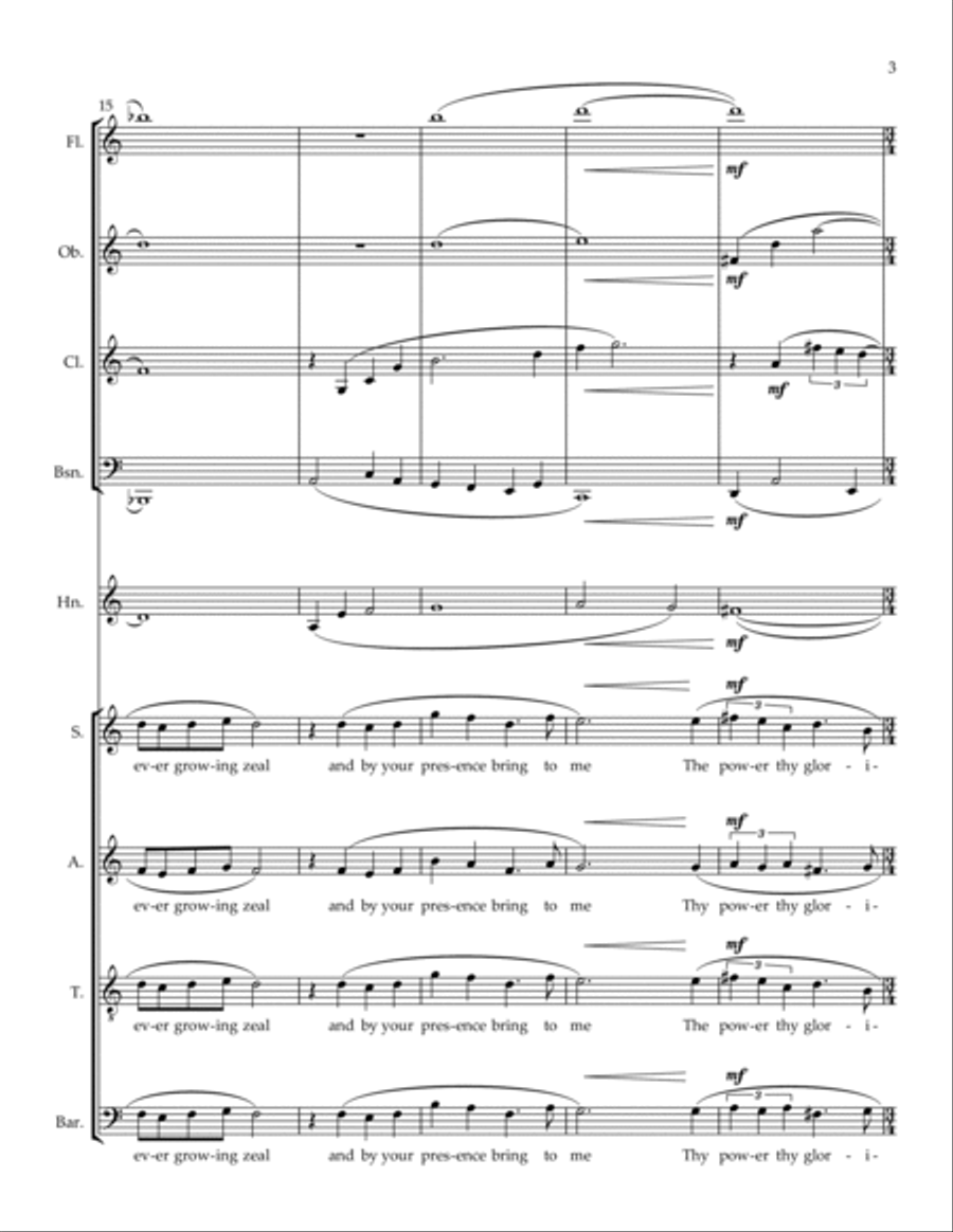 Hymn to the Savior Hymn to the Savior 4-Part scores gallery preview page 3