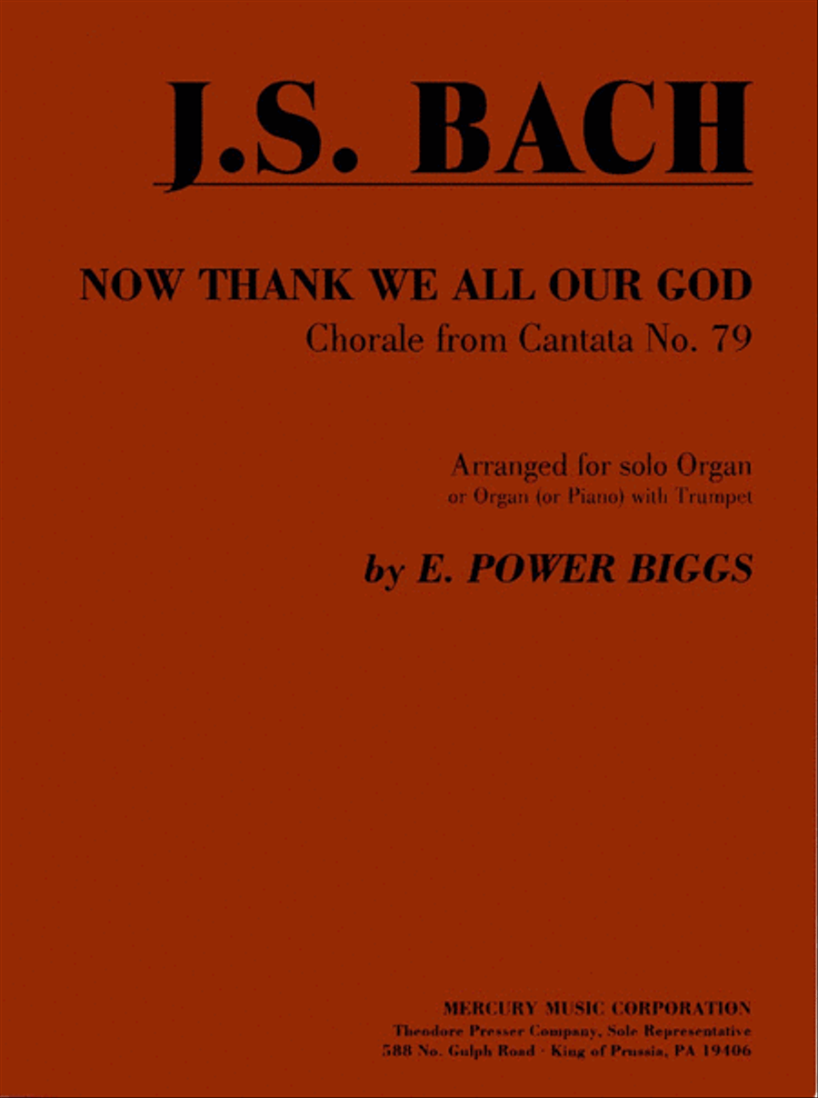 Book cover for Now Thank We All Our God