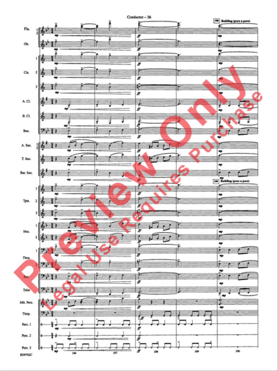 By Loch and Mountain Concert Band scores gallery preview page 39