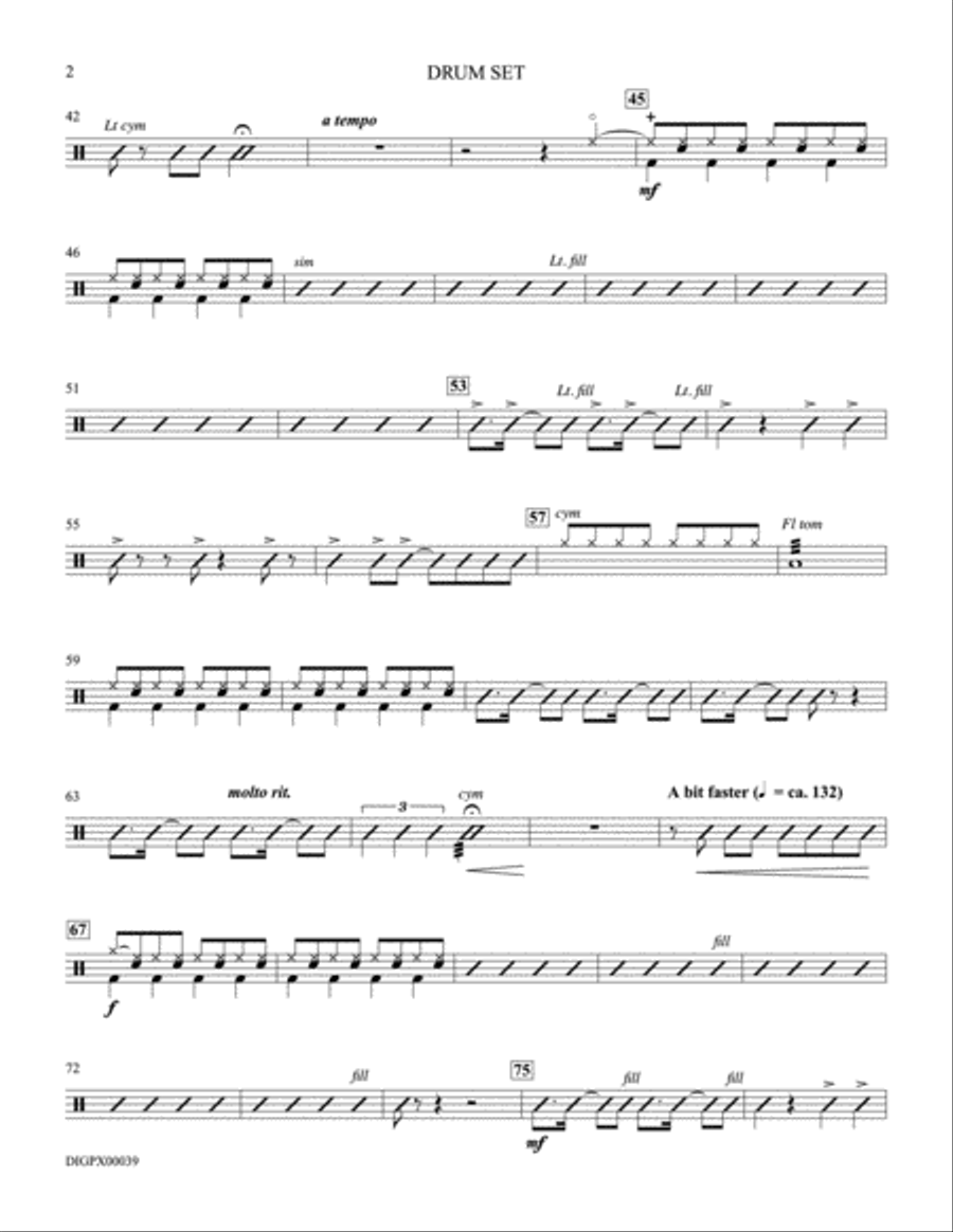 A Musical (from the musical Something Rotten!): Drums Part scores gallery preview page 2