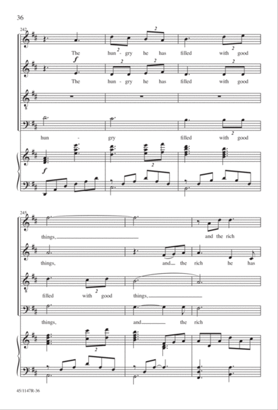 Magnificat Magnificat Divisi scores gallery preview page 37