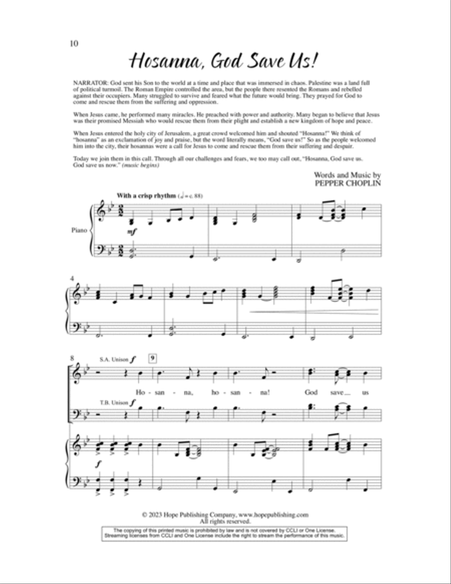 God So Loved Choir scores gallery preview page 16