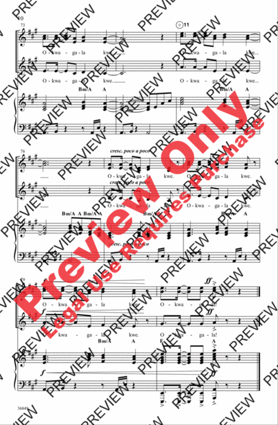 Love Women's Choir scores gallery preview page 10