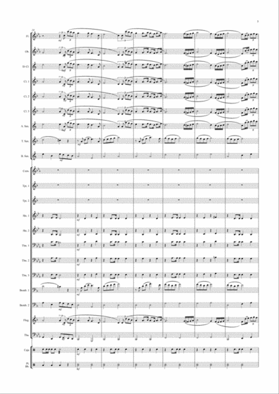 Virgen del Amor Concert Band scores gallery preview page 5