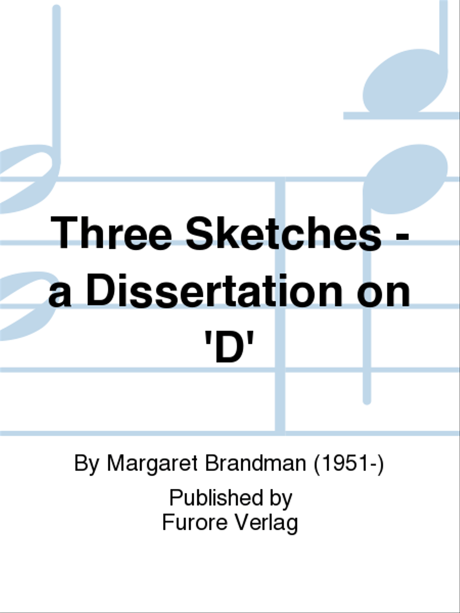 Three Sketches - a Dissertation on 'D' Harpsichord scores gallery preview page 1