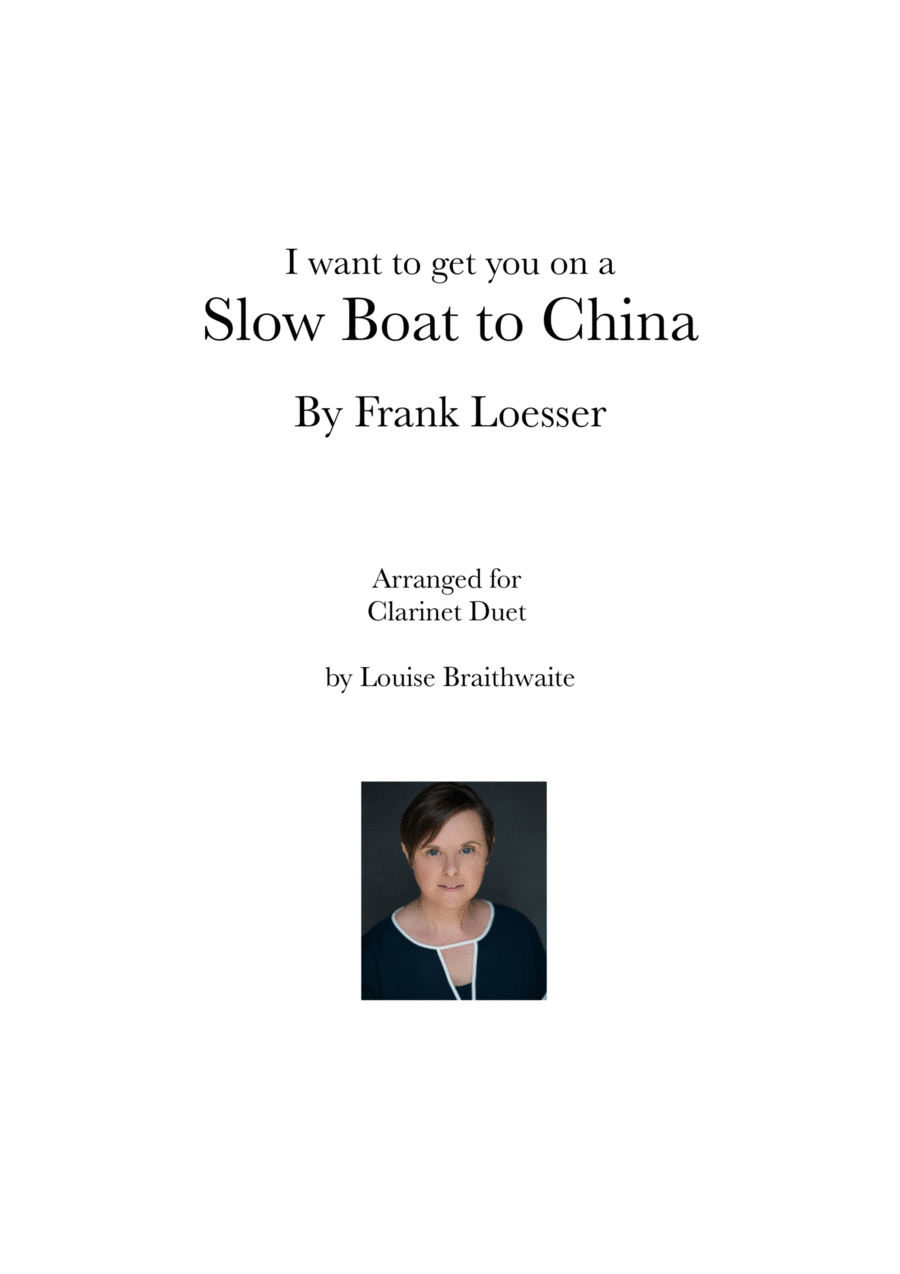 On A Slow Boat To China Woodwind Ensemble scores gallery preview page 1