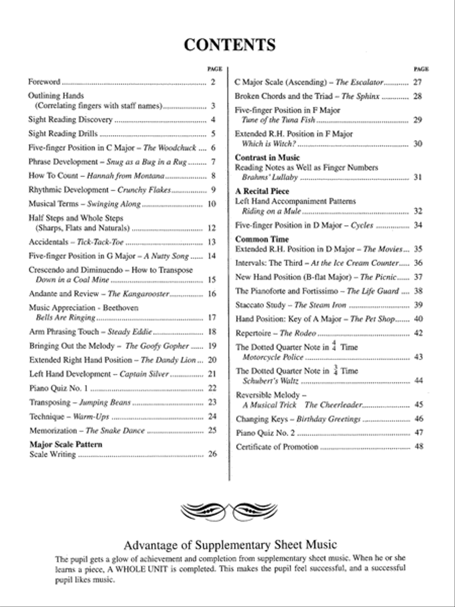 Piano Course - A 