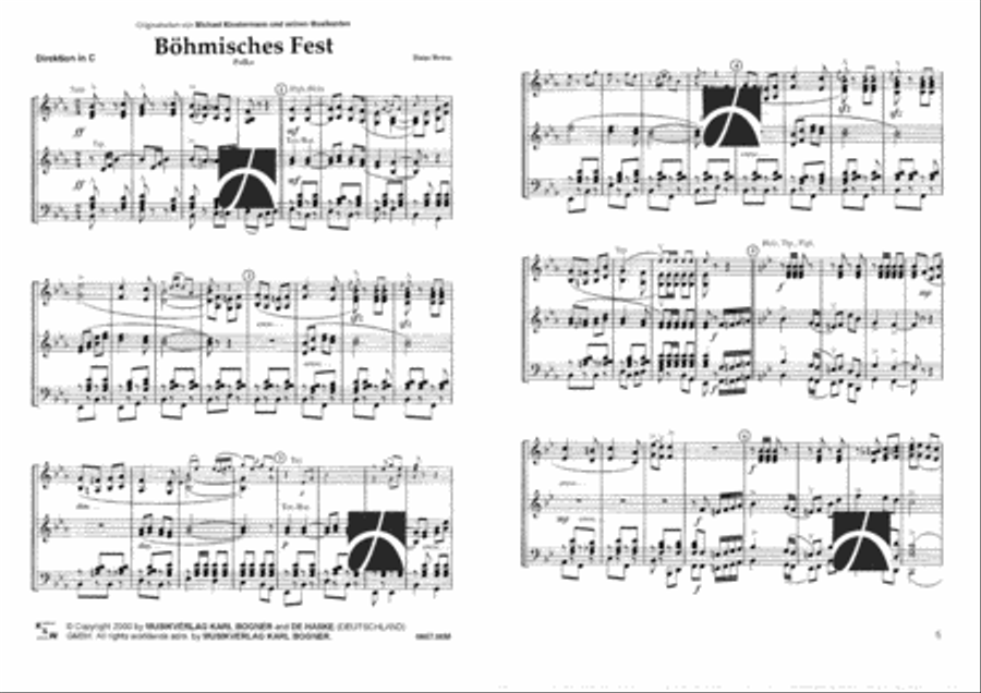 Böhmisches Fest Concert Band scores gallery preview page 2