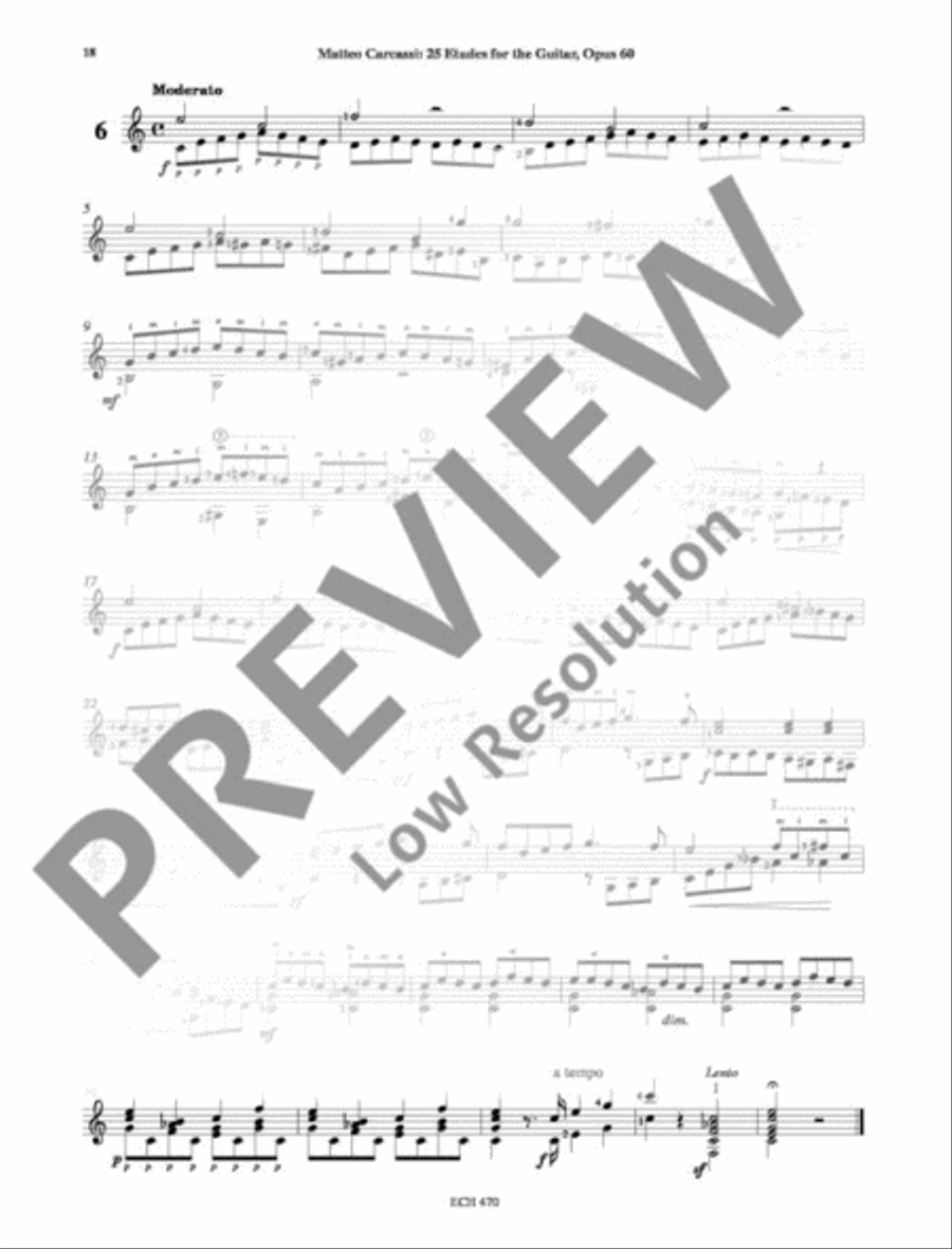 25 Melodic and Progressive Studies Classical Guitar scores gallery preview page 19