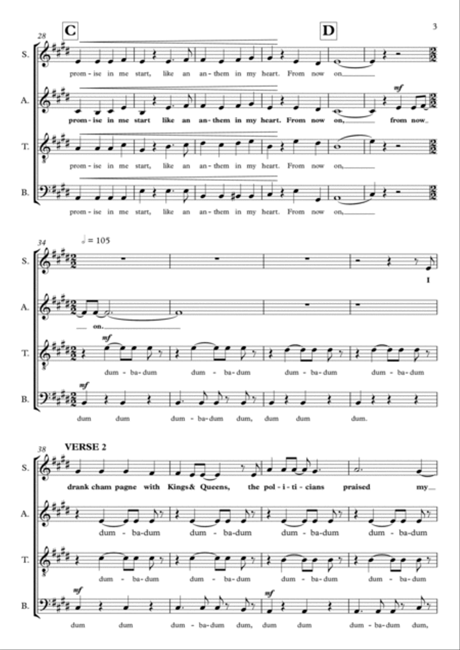 From Now On From Now On 4-Part scores gallery preview page 3