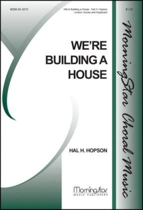Book cover for We're Building a House