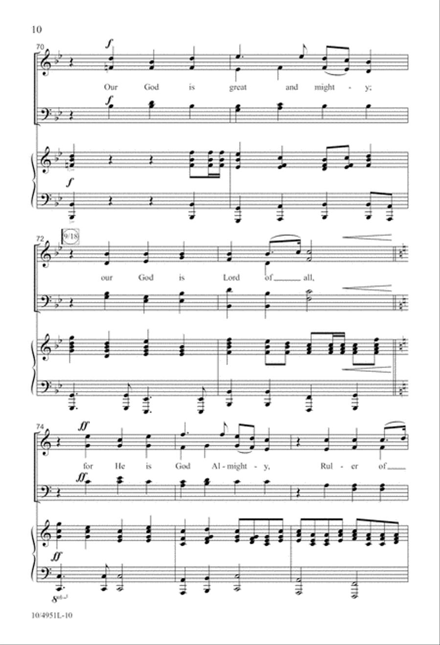 The Mighty Power of God The Mighty Power of God 4-Part scores gallery preview page 10