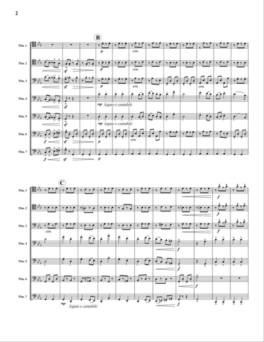 Ride of the Horseman Ride of the Horseman Large Ensemble scores gallery preview page 3