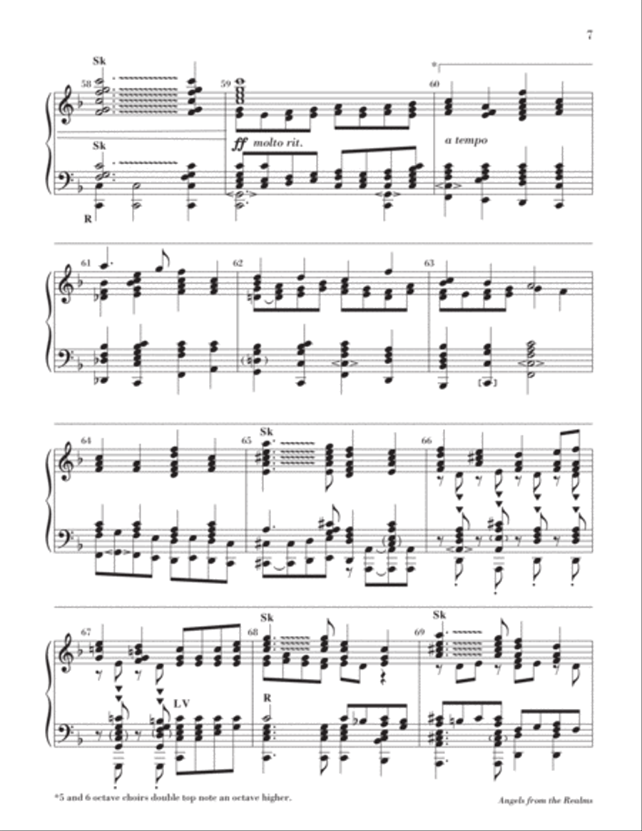 Angels from the Realms 5-Octaves scores gallery preview page 8