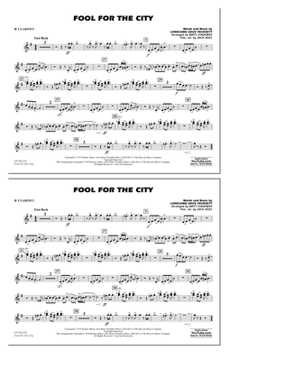 Fool For The City - Bb Clarinet