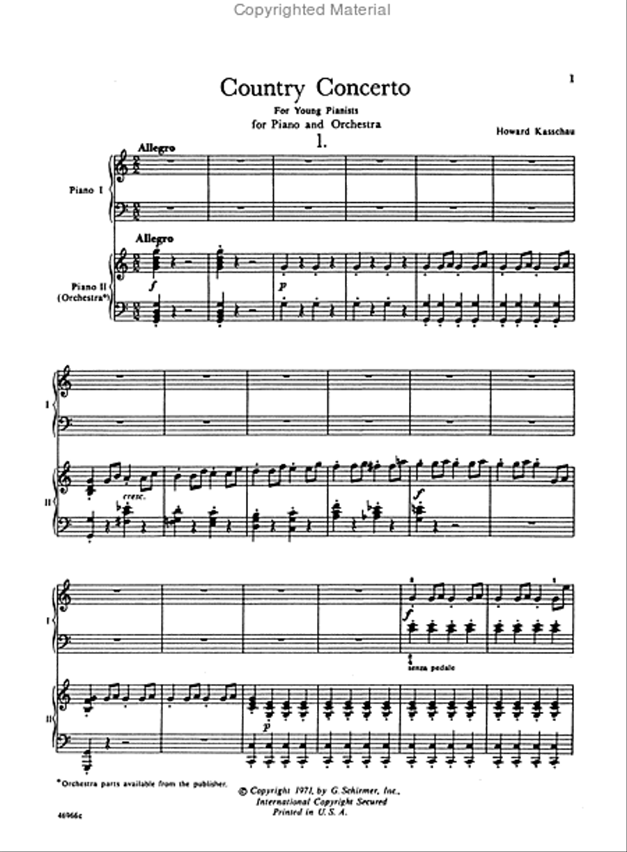 Country Concerto for Young Pianists (set) Piano scores gallery preview page 2