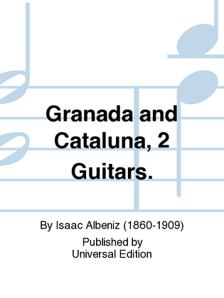 Book cover for Granada And Cataluna, 2 Guitars.