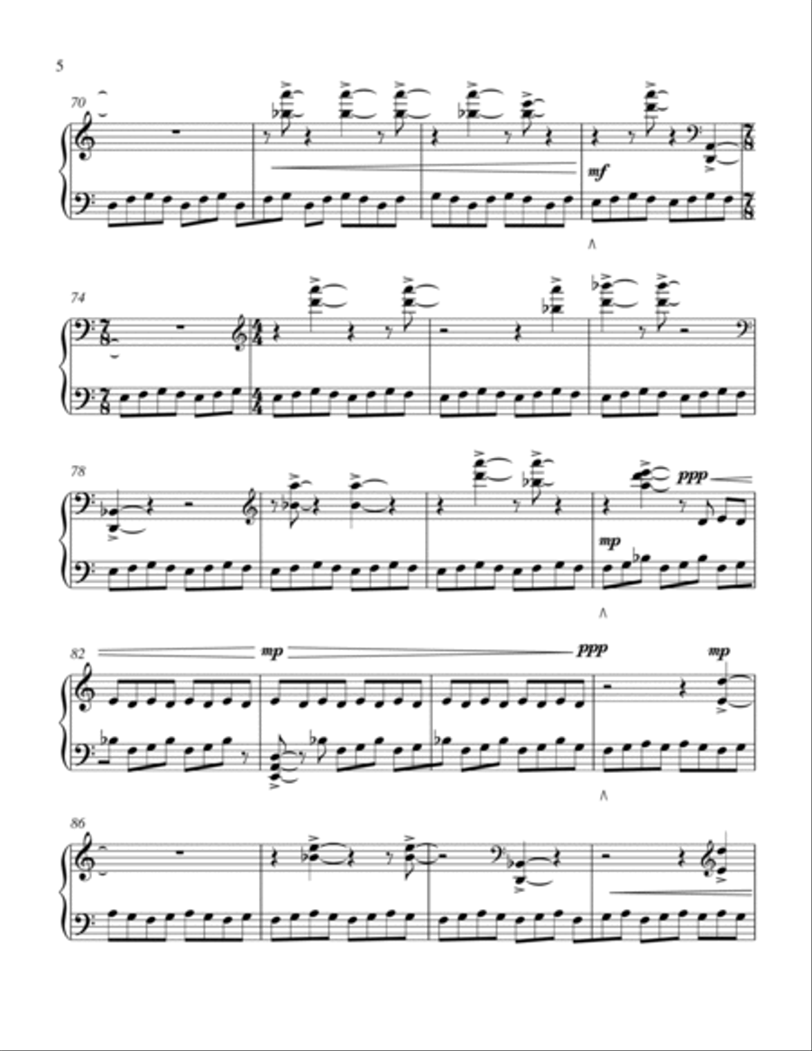 THERUBIXCUBE Piano Solo scores gallery preview page 6