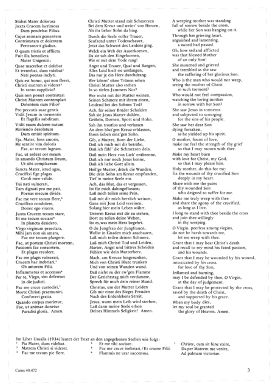 Stabat mater Choir scores gallery preview page 4