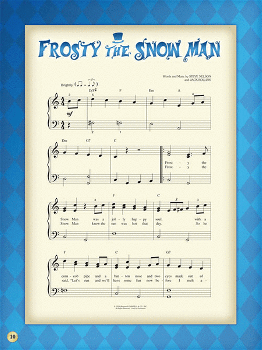 My First Christmas Song Book Easy Piano scores gallery preview page 3