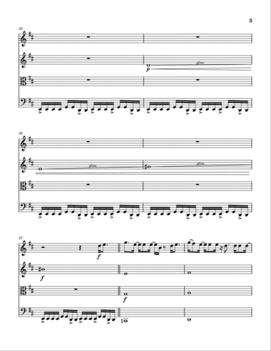 Crazy Crazy String Quartet scores gallery preview page 6