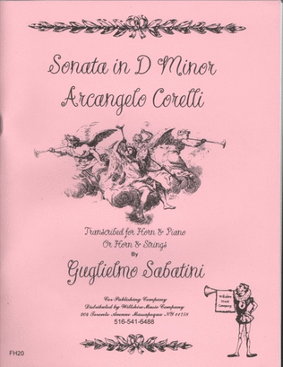 Book cover for Sonata in D Minor (Sabatini)