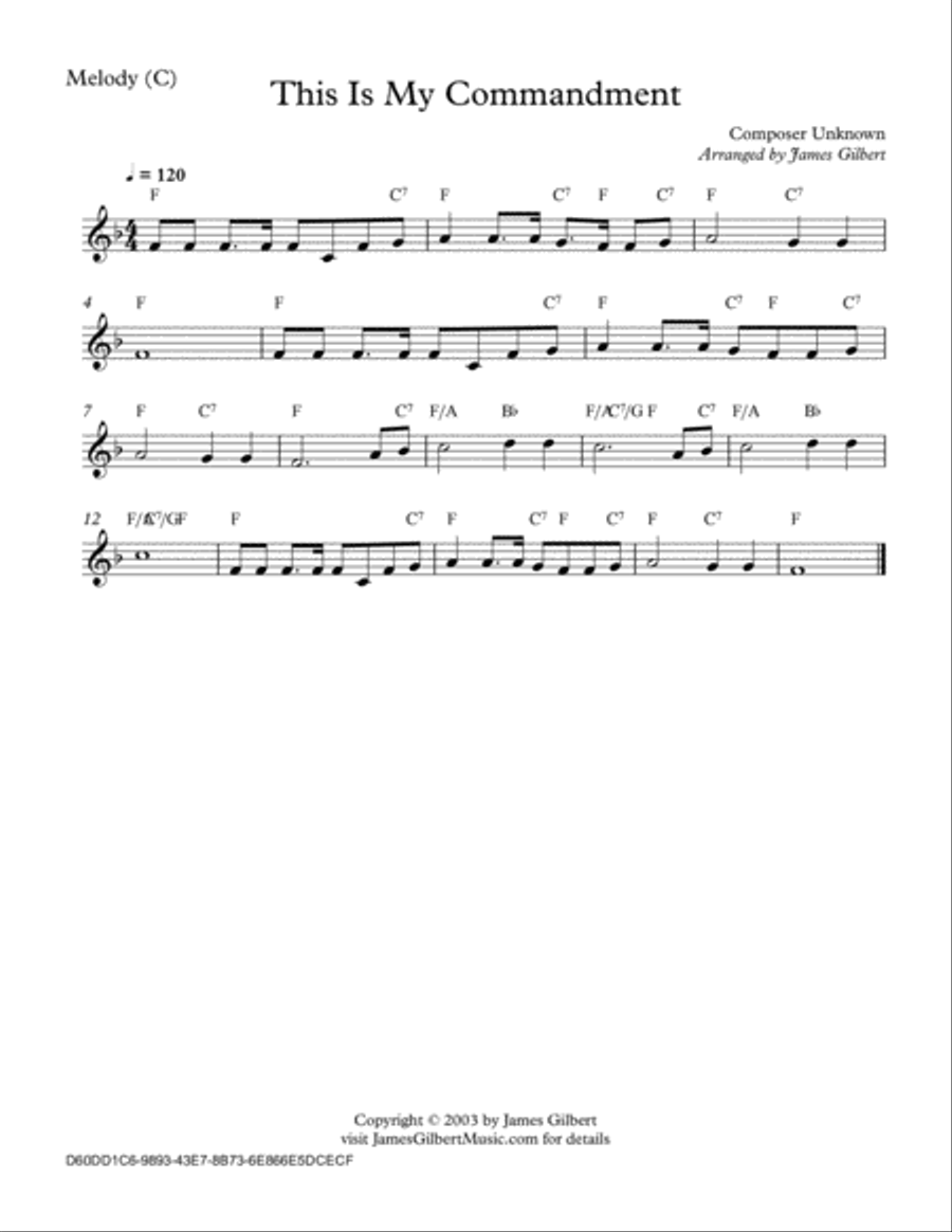 This Is My Commandment Full Orchestra scores gallery preview page 5