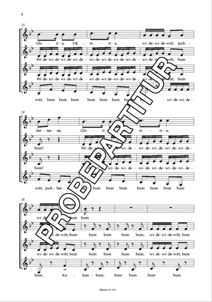 Die Entdeckung Amerikas op. 40,2 SSAA scores gallery preview page 5
