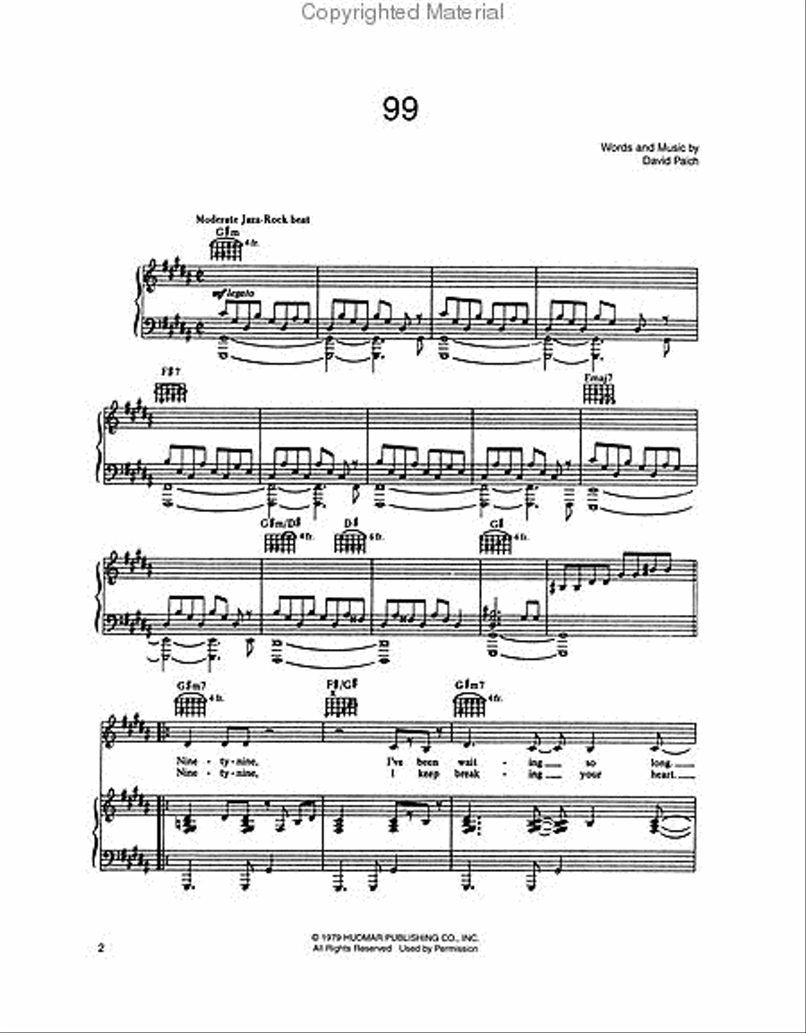 Best of Toto Best of Toto Piano, Vocal, Guitar scores gallery preview page 2