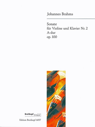 Book cover for Sonata No. 2 in A major Op. 100