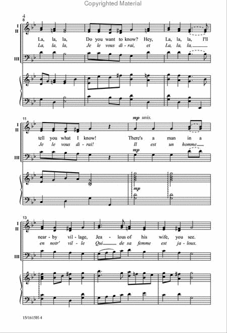 Je le Vous Dirai 3-Part scores gallery preview page 3