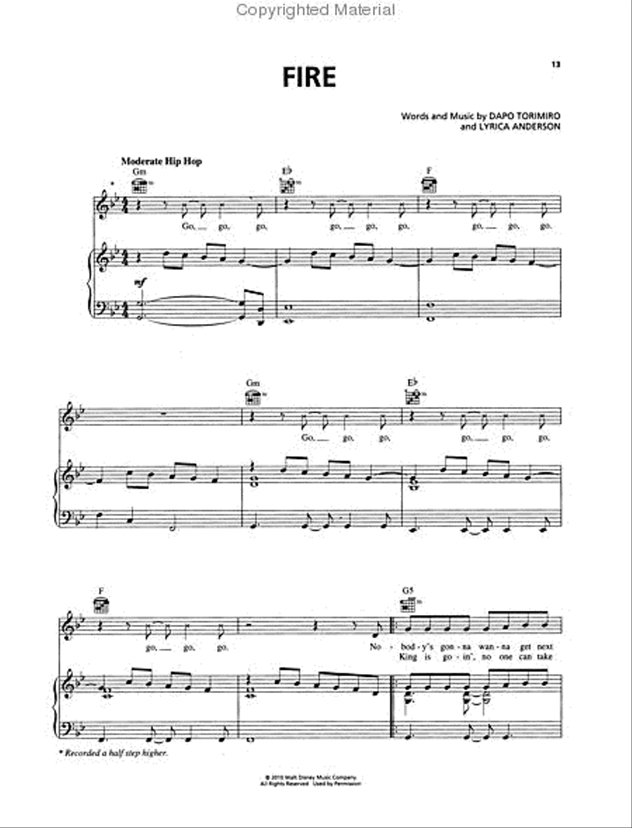Camp Rock 2 - The Final Jam Piano, Vocal, Guitar scores gallery preview page 3