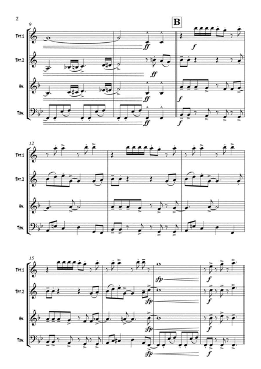 September September Brass Quartet scores gallery preview page 2