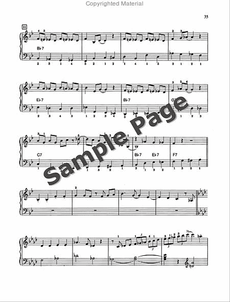 Keyboard On Stage Piano/cassette Piano scores gallery preview page 36