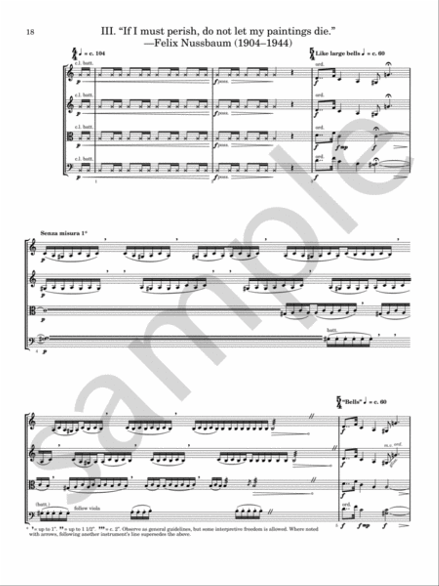 Glitter, Doom, Shards, Memory Chamber Music scores gallery preview page 13