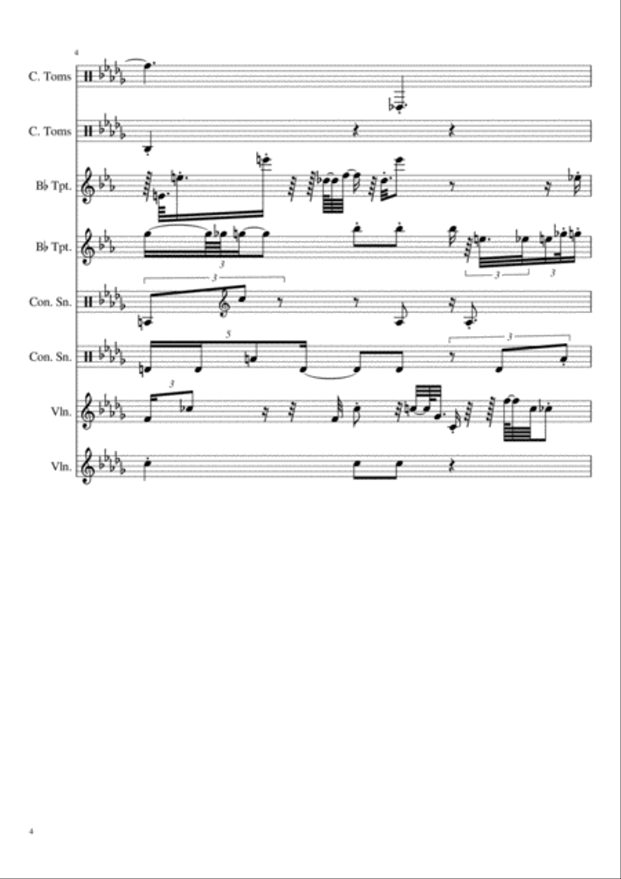 Clum Clum Small Ensemble scores gallery preview page 4