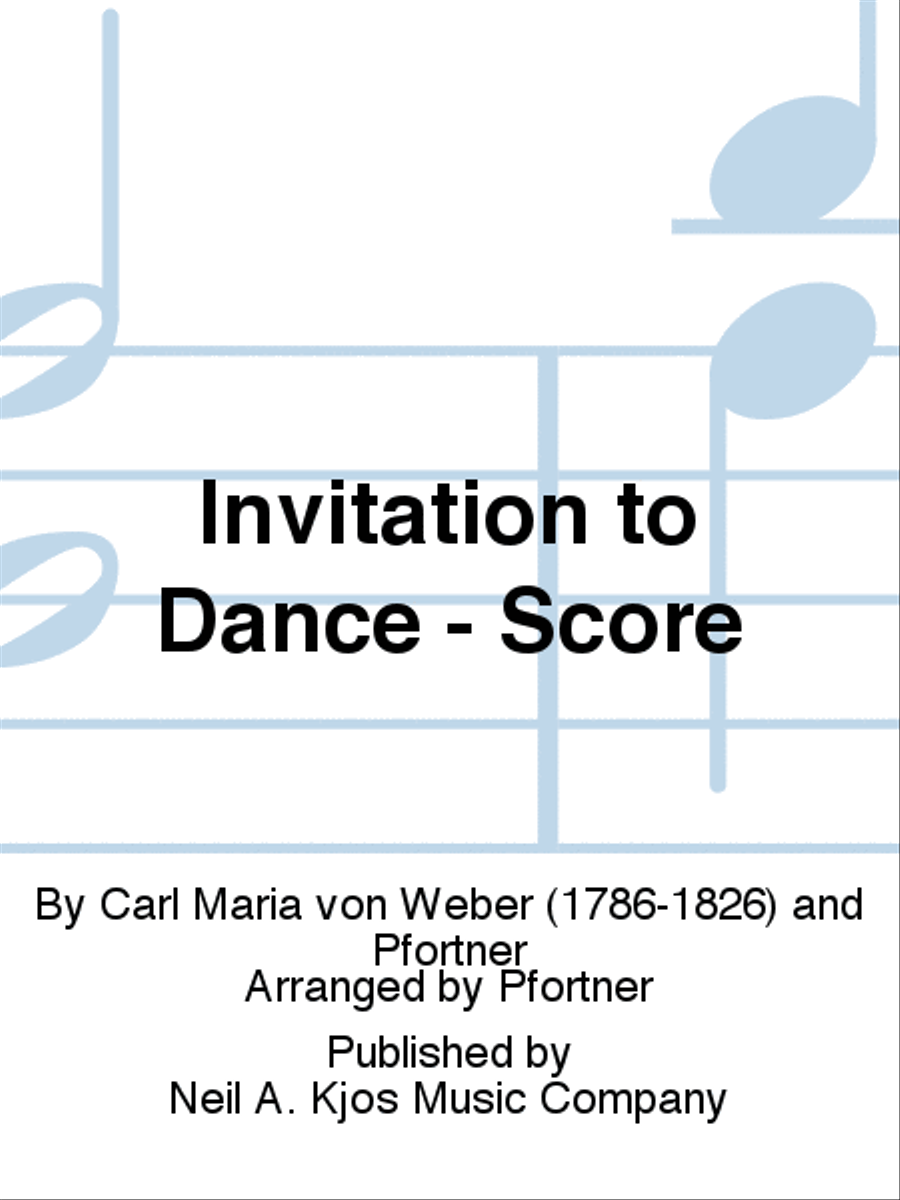 Invitation to Dance - Score Full Orchestra scores gallery preview page 1