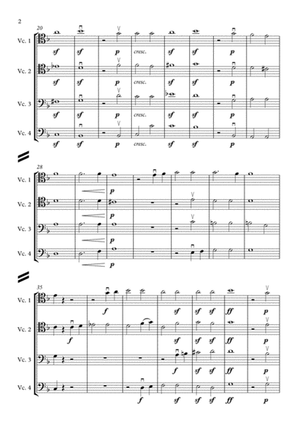 3 Equali (Cello Quartet) image number null