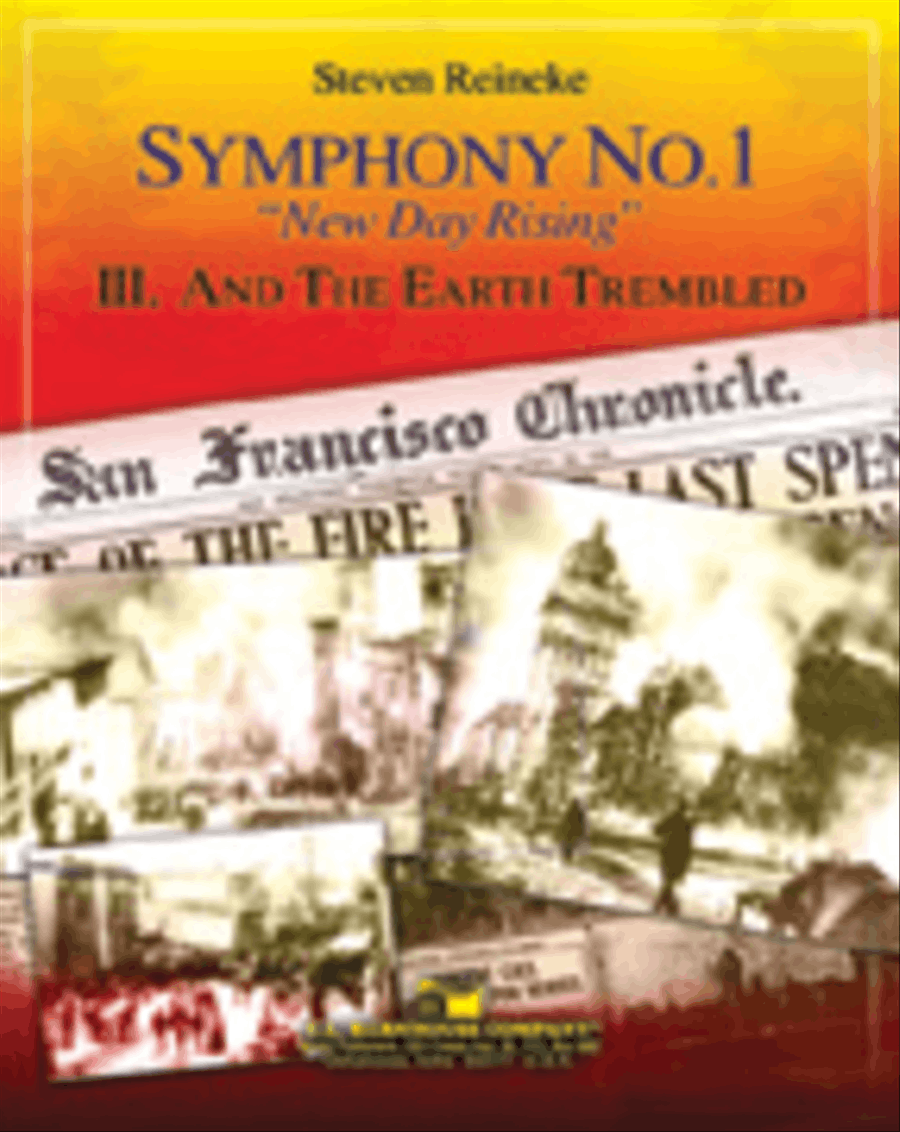 And the Earth Trembled (Symphony 1, New Day Rising, Mvt. III) Concert Band scores gallery preview page 1