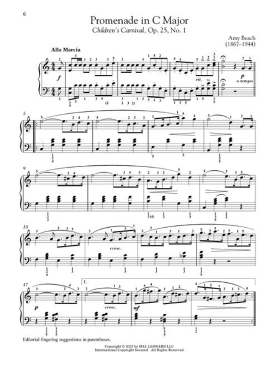 Piano Music by Women Composers, Book 1 Piano Solo scores gallery preview page 4