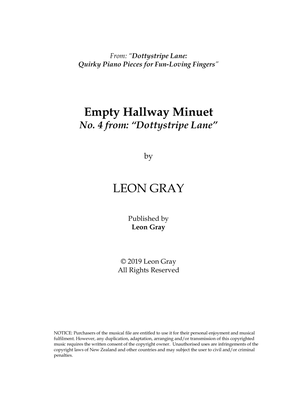 Empty Hallway Minuet (No. 4), Dottystripe Lane © 2019 Leon Gray