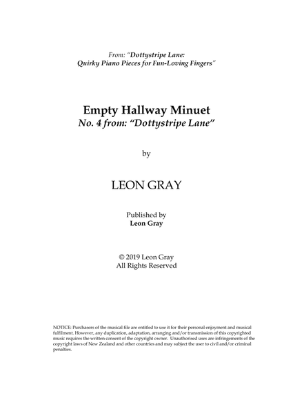 Empty Hallway Minuet (No. 4), Dottystripe Lane © 2019 Leon Gray image number null