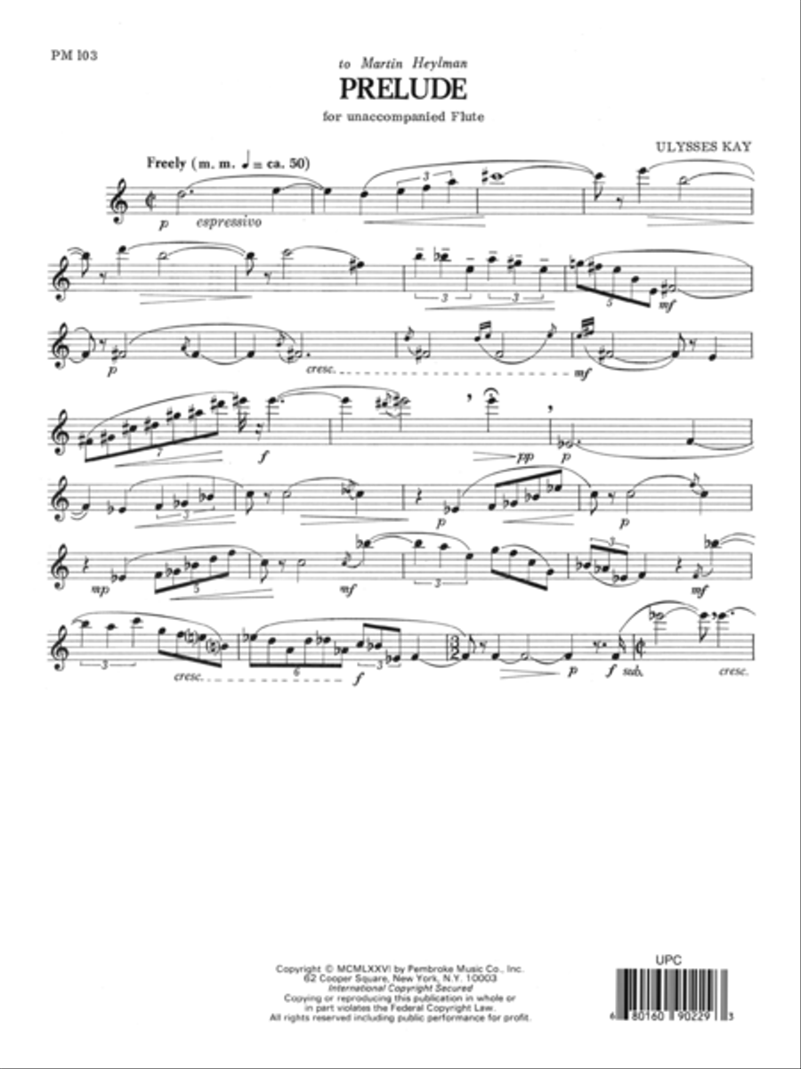 Prelude Flute scores gallery preview page 2