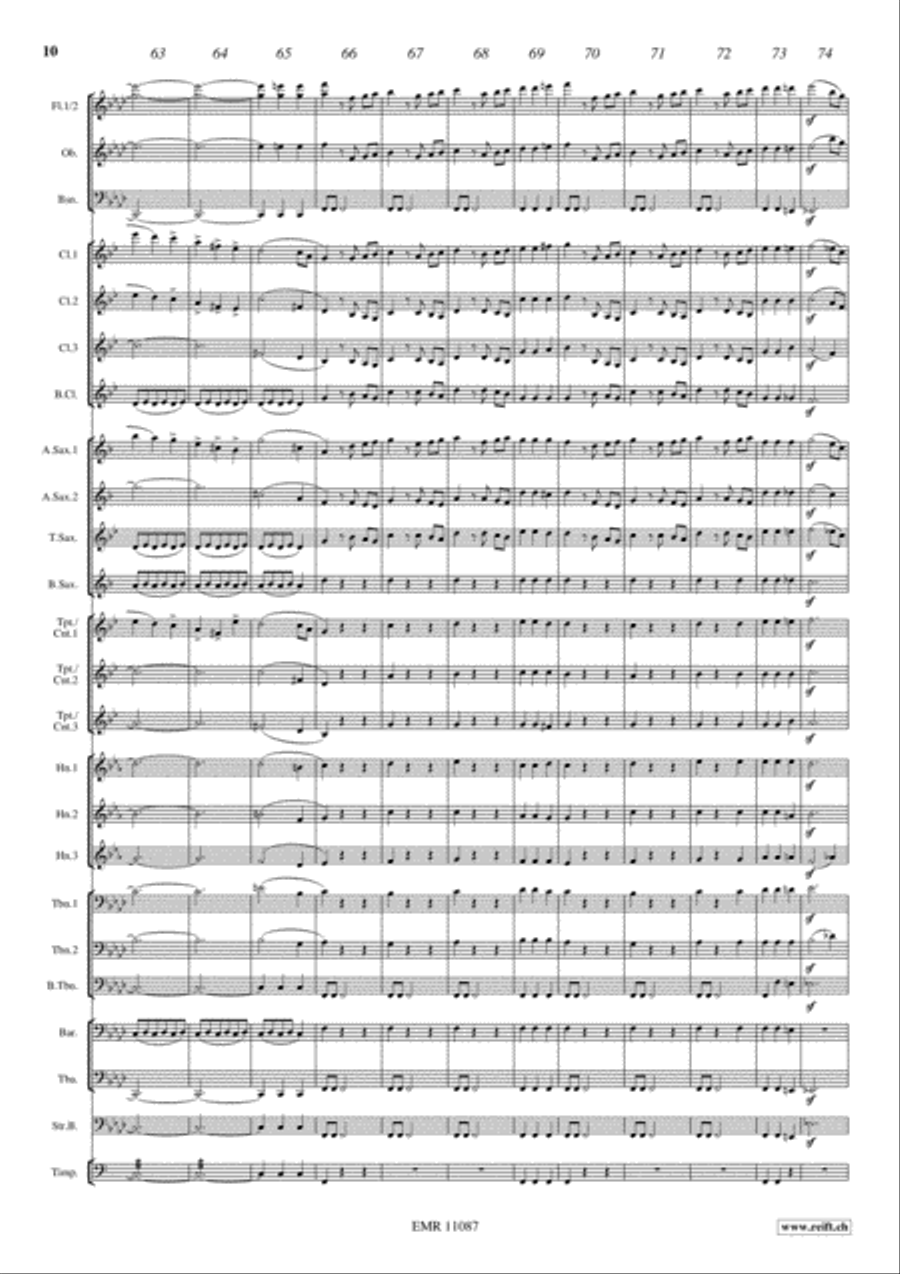 Egmont Egmont Concert Band scores gallery preview page 11