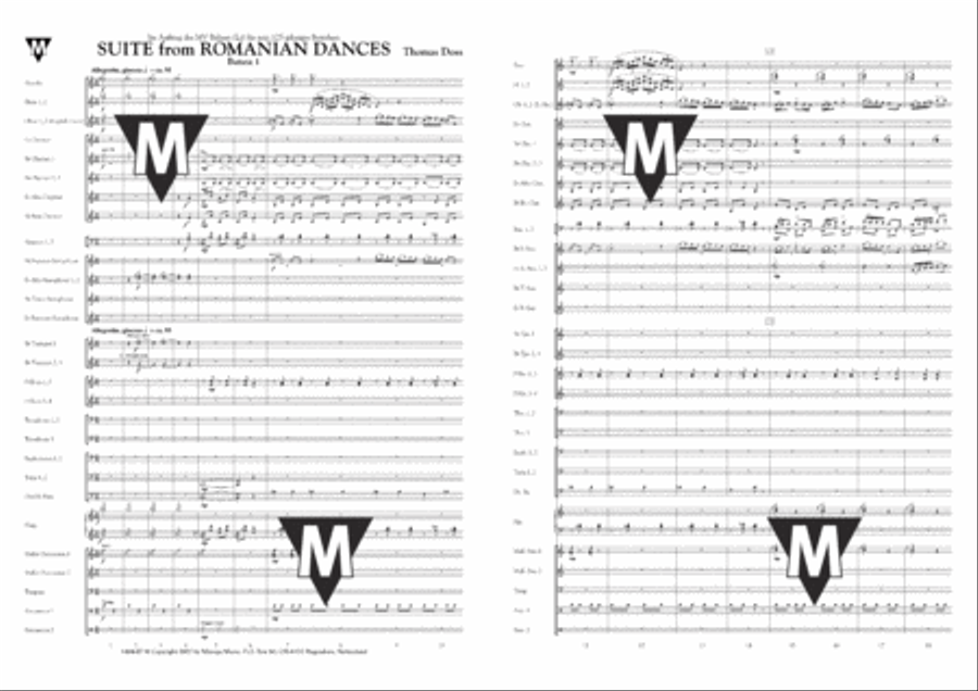 Romanian Dances II - Suite Concert Band scores gallery preview page 2