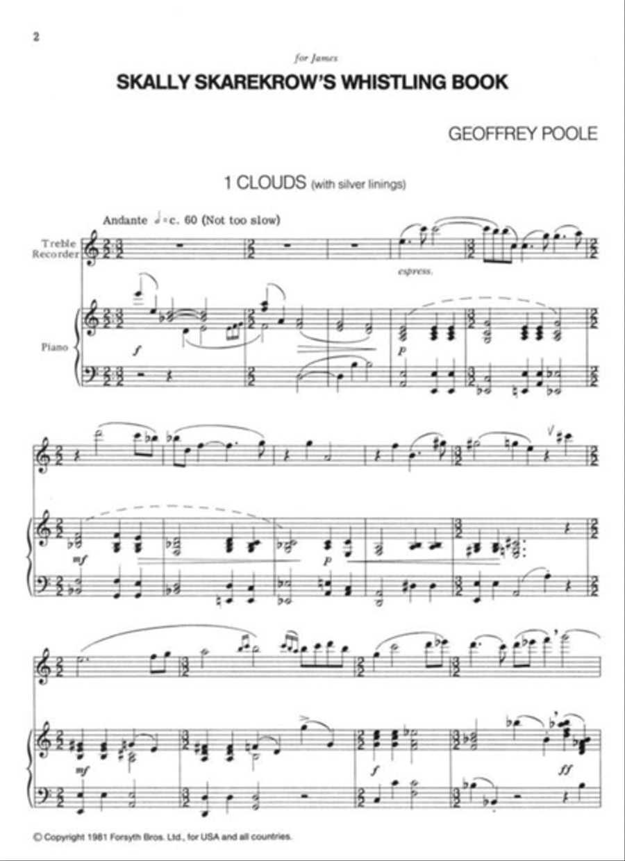 Skally Skarekrow's Whistling Book Alto Recorder scores gallery preview page 3