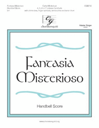 Book cover for Fantasia Misterioso - Handbell Score