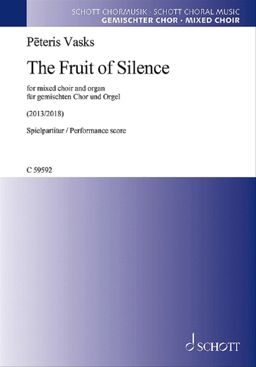 The Fruit of Silence Mixed Choir scores gallery preview page 1