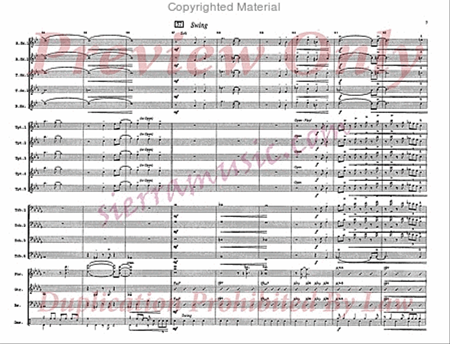 Tree Frog Big Band scores gallery preview page 8